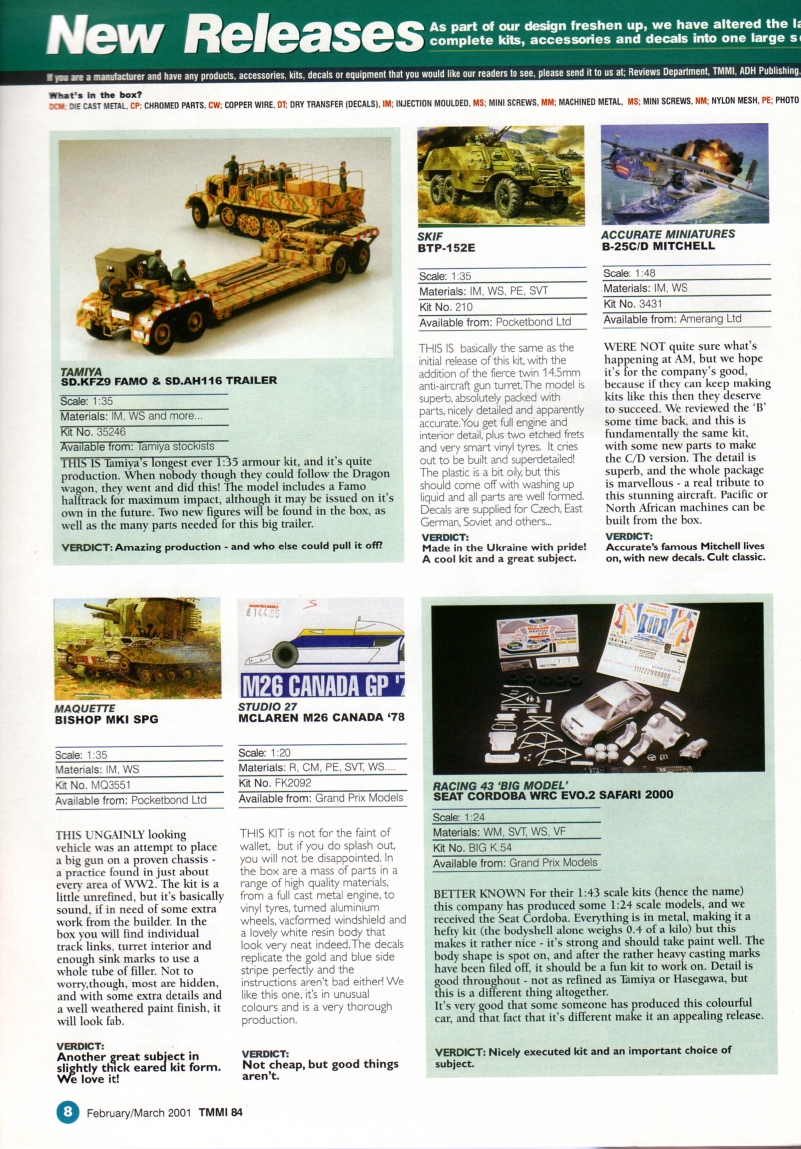 Tamiya Model Magazine 084 (2001-02)
